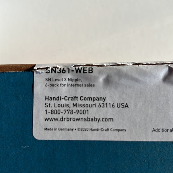 Dr. Brown’s natural flow stage 3 nipples ( 6 pack ) - Picture 2 of 4